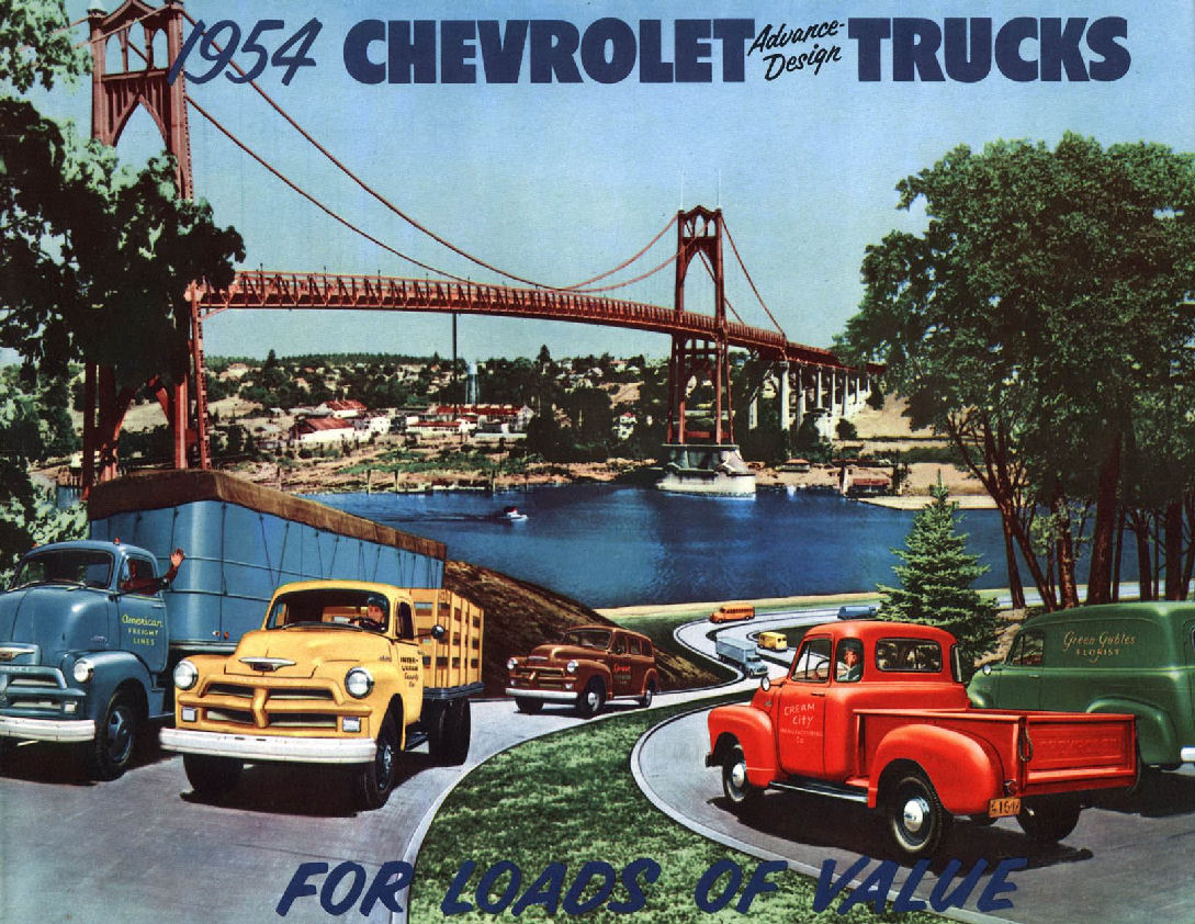 1954 Chevrolet Trucks Brochure Page 13
